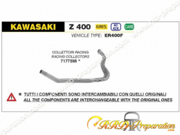 Collecteur d'échappement ARROW Racing pour KAWAZAKI Z 400 et NINJA 400 à partir de 2023