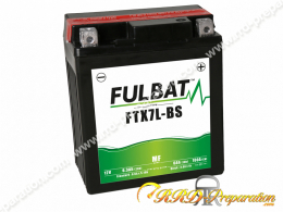 Batterie FULBAT FTX7L-BS 12v 6Ah (acide sans entretien) pour moto, mécaboite, scooters...