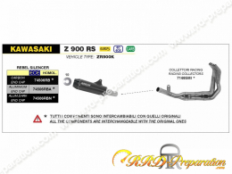 Ligne d'échappement complète ARROW REBEL Kawasaki Z 900 RS 2017 à 2018 et de 2022 à 2023