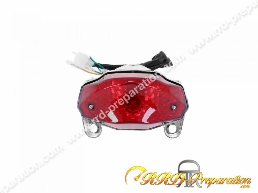 Feu arrière rouge adaptable REPLAY pour scooter SYM ORBIT II (OEM 33700-ABA-0000)