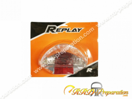 Feu arrière transparent REPLAY pour scooter MBK NITRO 50, YAMAHA AEROX 50, CPI OLIVER et POPCORN 50