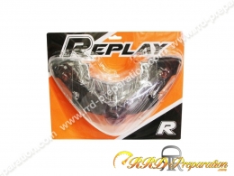 Feu arrière REPLAY transparent noir pour scooter MBK MACH G 50 et YAMAHA JOG R 50