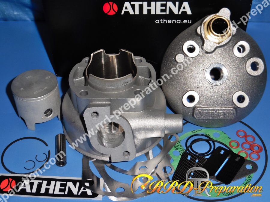 Kit 70cc Ø47,6mm ATHENA Racing avec culasse à plot aluminium (axe de 10mm) minarelli horizontal liquide (nitro, aerox, ...) Kit 70cc Ø47,6mm ATHENA Racing avec culasse à plot aluminium (axe de 10mm) minarelli horizontal liquide (nitro, aerox, ...)