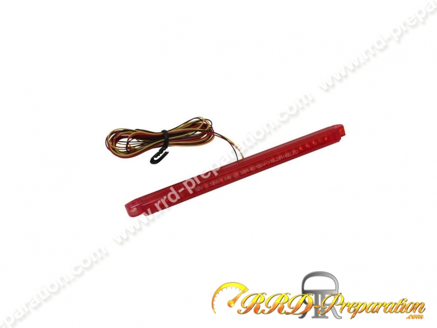 Plaque Moto Homologué Réfléchissant Sticker Pour Moto Lampa 90160 Rouge Homologué E11 02 0622 Universel Rectangulaire Super Foil Radpack Réflecteur