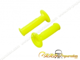 Poignées de guidon Jaune Fluo, DOMINO, 118mm