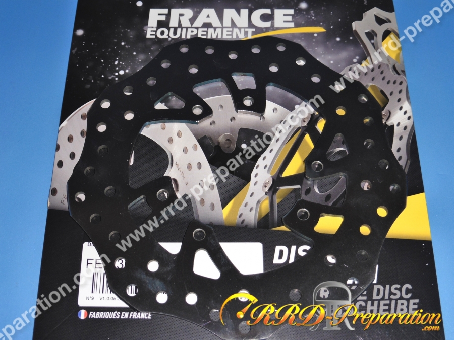 Disque de frein wave Ø220mm FRANCE EQUIPEMENT pour moto YAMAHA DTLC, DTR, TW, YZ... 50, 80, 125, 250...