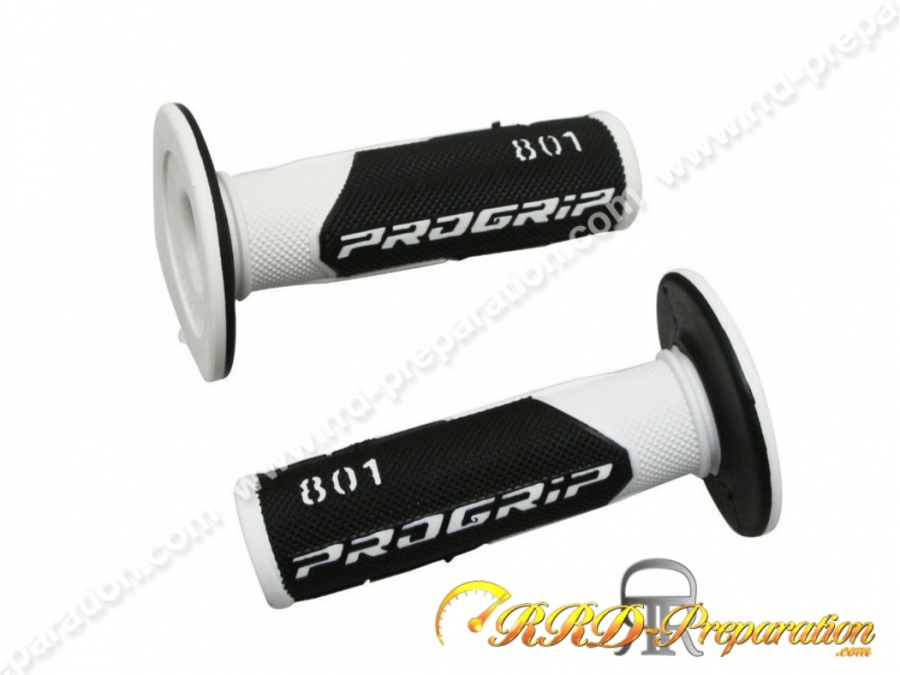 Handlebar grips, closed sides coating, PROGRIP 801, color of your choice