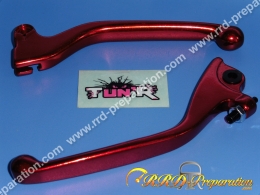 Leviers de frein et embrayage TUN’R pour DERBI GPR, PEUGEOT XP6 & MOTORHISPANIA RYZ... couleur au choix