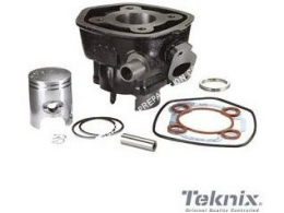 Kit 50cc Ø40mm without cylinder head TEKNIX cast iron (axis of 10mm) minarelli horizontal liquid (nitro, aerox, ...)