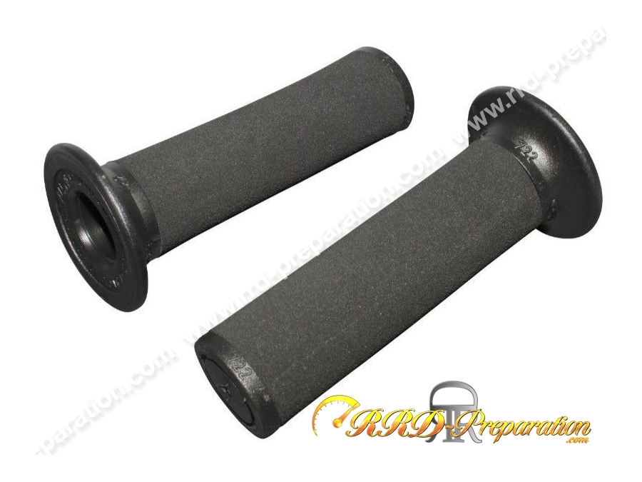 Handlebar grips, coating, foam black, open or closed sides, PROGRIP 722