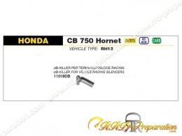 Réducteur de bruit DB KILLER ARROW pour silencieux ARROW VELOCE sur HONDA CB 750 HORNET