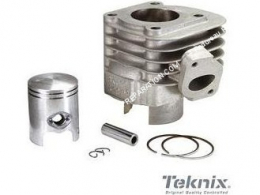 Kit without cylinder head 50cc Ø40mm TEKNIX aluminum (axis of 10mm) minarelli horizontal air (ovetto, neos, ...)