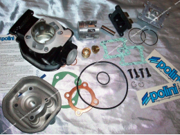 Kit 70cc POLINI large valves W aluminum Ø47mm complete MINARELLI RV6, RV5, RV4, RV3