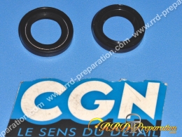 Jeu de deux joints spi de vilebrequin CGN nitrile taille origine (15X21X4,5mm) pour MBK 51 / motobecane av10 / av7