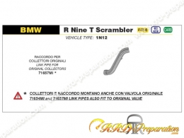 Raccord ARROW pour collecteur ARROW ou origine sur BMW R NINE T SCRAMBLER de 2016 à 2019