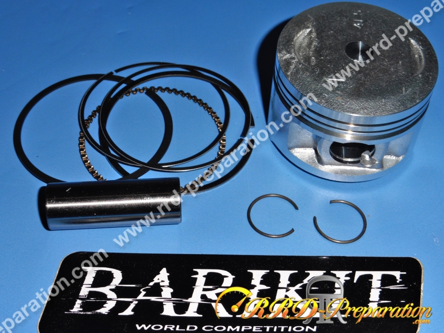 Piston 3 segments BARIKIT Ø54mm pour kit 125cc BARIKIT aluminium sur moto YAMAHA YBR, RIEJU MRT, TANGO, RS2, DERBI SENDA 125 ...