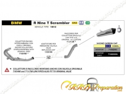 Ligne d'échappement complète ARROW X-Kone avec adaptateur de suppression de valve pour BMW R Nine T Scrambler de 2016 à 2019