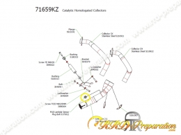 Bouchon de sonde lambda M12/M18 pour collecteur ARROW