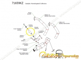 Entretoise de rechange (5180313) pour collecteur ARROW