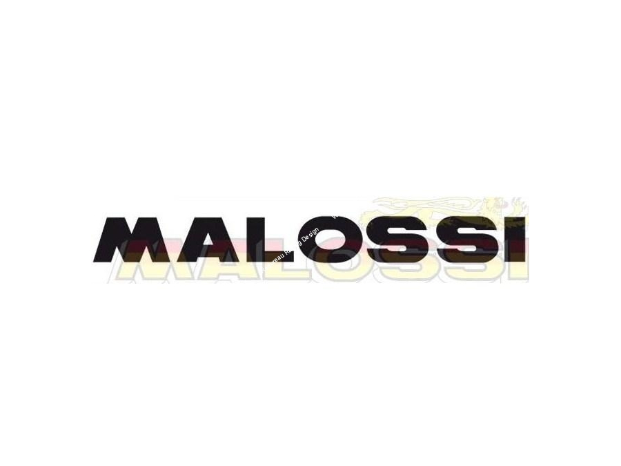 Autocollant MALOSSI noir 16,6cm