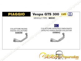 Collecteur ARROW pour silencieux URBAN pour PIAGGIO VESPA GTS 300 HPE de 2021 à 2022