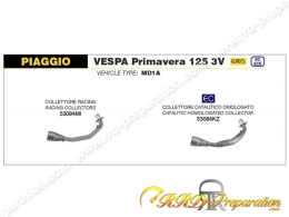 Collecteur ARROW pour silencieux URBAN pour PIAGGIO VESPA SPRINT 125 3V de 2021/2022 et VESPA PRIMAVERA 125 3V de 2021/2023