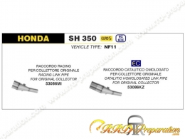 it silencieux avec raccord ARROW URBAN pour maxi-scooter HONDA SH 350 de 2021 à 2022