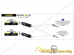 Kit silencieux avec raccord ARROW URBAN pour maxi-scooter HONDA SH 350 de 2021 à 2022