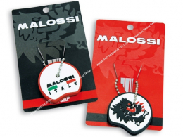 Paire de couvre clés MALOSSI noir/rouge