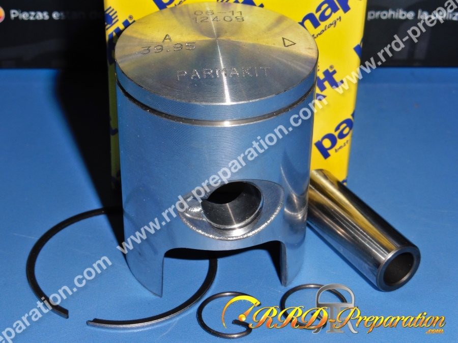 Piston mono-segment PARMAKIT Ø40mm pour kit 50cc aluminium DERBI euro 1 & 2, PIAGGIO Liquide (NRG, RUNNER...)