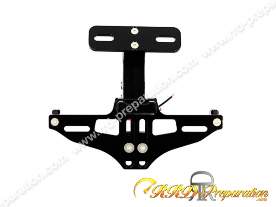 Support de plaque d’immatriculation orientable BLACKWAY pour scooter, moto, mécaboite...