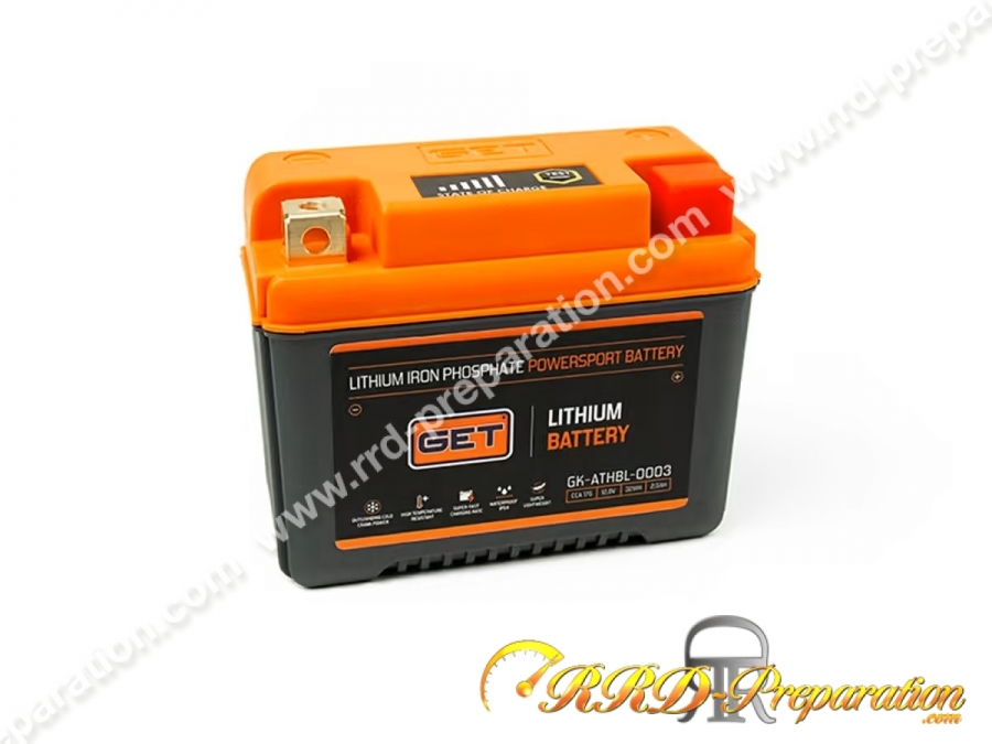 Batterie 12V - 5Ah Shido LT12B-BS Lithium Ion - prête à l'emploi