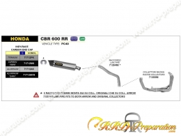 Ligne complète INDY-RACE ARROW pour HONDA CBR 600 RR de 2007 à 2008