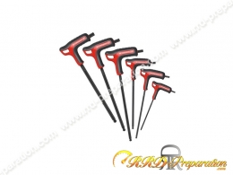 Set of 6 Hexagonal T-keys,...