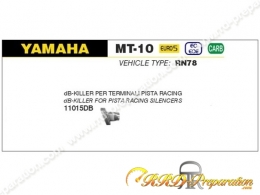 DB-KILLER pour silencieux d'échappement racing PISTA ARROW sur YAMAHA MT-10