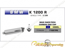 Silencieux d'échappement MAXI RACE-TECH pour BMW K 1200 R de 2005 à 2008