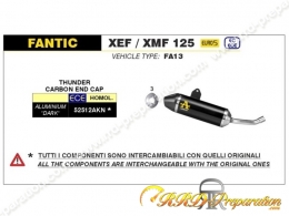 Silencieux d'échappement ARROW THUNDER pour FANTIC MOTOR XEF / XMF 125 à partir de 2023