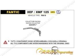 Collecteur d'échappement ARROW pour silencieux THUNDER ou Origne sur FANTIC MOTOR XEF / XMF 125 à partir de 2023