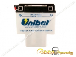 Batterie UNIBAT CT9B-FA 12V 8A ( acide avec entretien )  pour moto Honda Shadow 700,1100cc