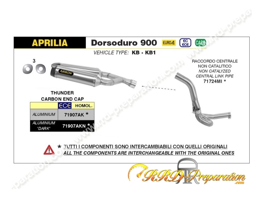 aprilia dorsoduro 900 exhaust