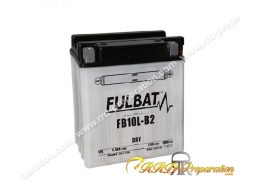 Batterie FULBAT FB10L-B2 12v 11AH (acide avec entretien) pour moto, mécaboite, scooters...