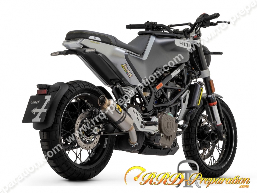 Silenciador De Escape De Acero Inoxidable Para Husqvarna Vitpilen 401 Y Svartpilen 401 (2020-2021)