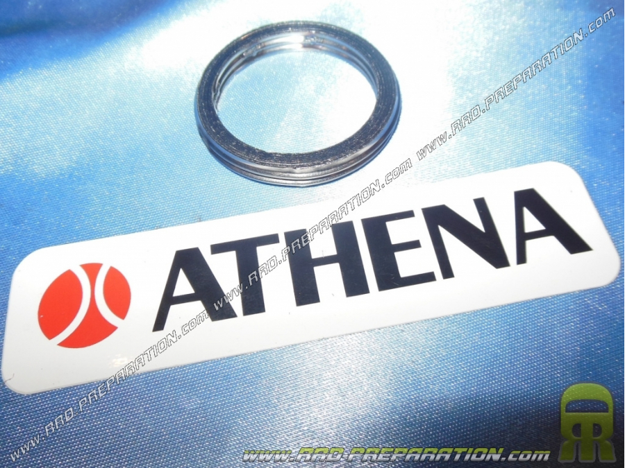 Joint de pot d'échappement rond ATHENA acier Ø31mm pour YAMAHA DT 50R, GT50 de 1973 à 1983, VERSITY 300cc...