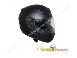 Casque intégral double écran ADX XR3 uni noir mat taille au choix