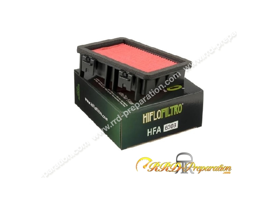 Filtre à air HIFLOFILTRO HFA6303 type origine pour boite à air d'origine pour moto HUSQUVARNA, KTM 125, 200, 250, 390cc...