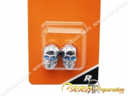 Pair of REPLAY chrome skull...