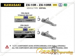 Silencieux d'échappement ARROW PRO-RACE pour KAWASAKI ZX-10R / ZX-10RR de 2021 à 2023