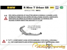 Collecteur d'échappement ARROW Racing pour BMW R NINE T URBAN GS de 2021 à 2023