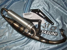Pot d'échappement YASUNI R pour moteur PEUGEOT Horizontal Air / Liquide (ludix, speedfight 3, jet force...)