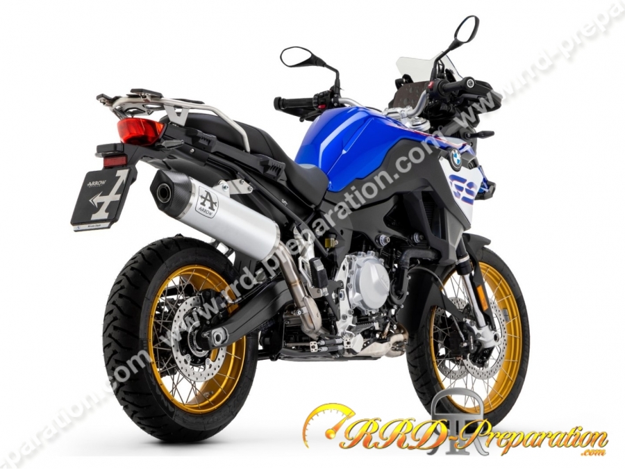 Kit silencieux d'échappement avec raccord MAXI RACE-TECH pour BMW F 750 GS / F 850 GS de 2021 à 2023